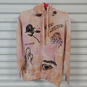 Shawn Mendes The Tour Sketch II Tie-Dye Hoodie Unisex Sweatshirt M